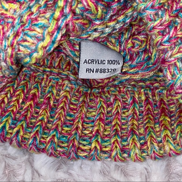 C.C Kids Multi Color Beanie Knit Hat - NWT - Picture 3 of 4